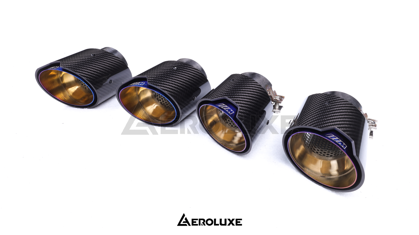 AeroLuxe 21+ BMW G8X Spec-MP Carbon Exhaust Tips
