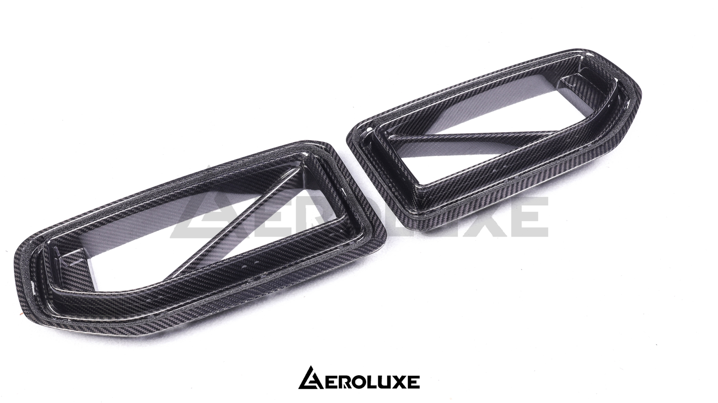 AeroLuxe 23+ BMW G87 M2 Spec-AP Dry Carbon Front Grille Set