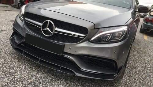 AeroLuxe 15-21 Mercedes Benz W205 C63 AMG Sedan Spec-BRS Carbon Fiber Front Lip