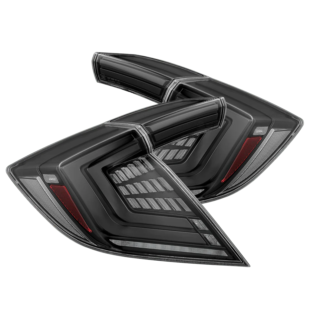 AlphaRex 16-21 Honda Civic Hatchback NOVA-Series Prismatic LED Tail Lights
