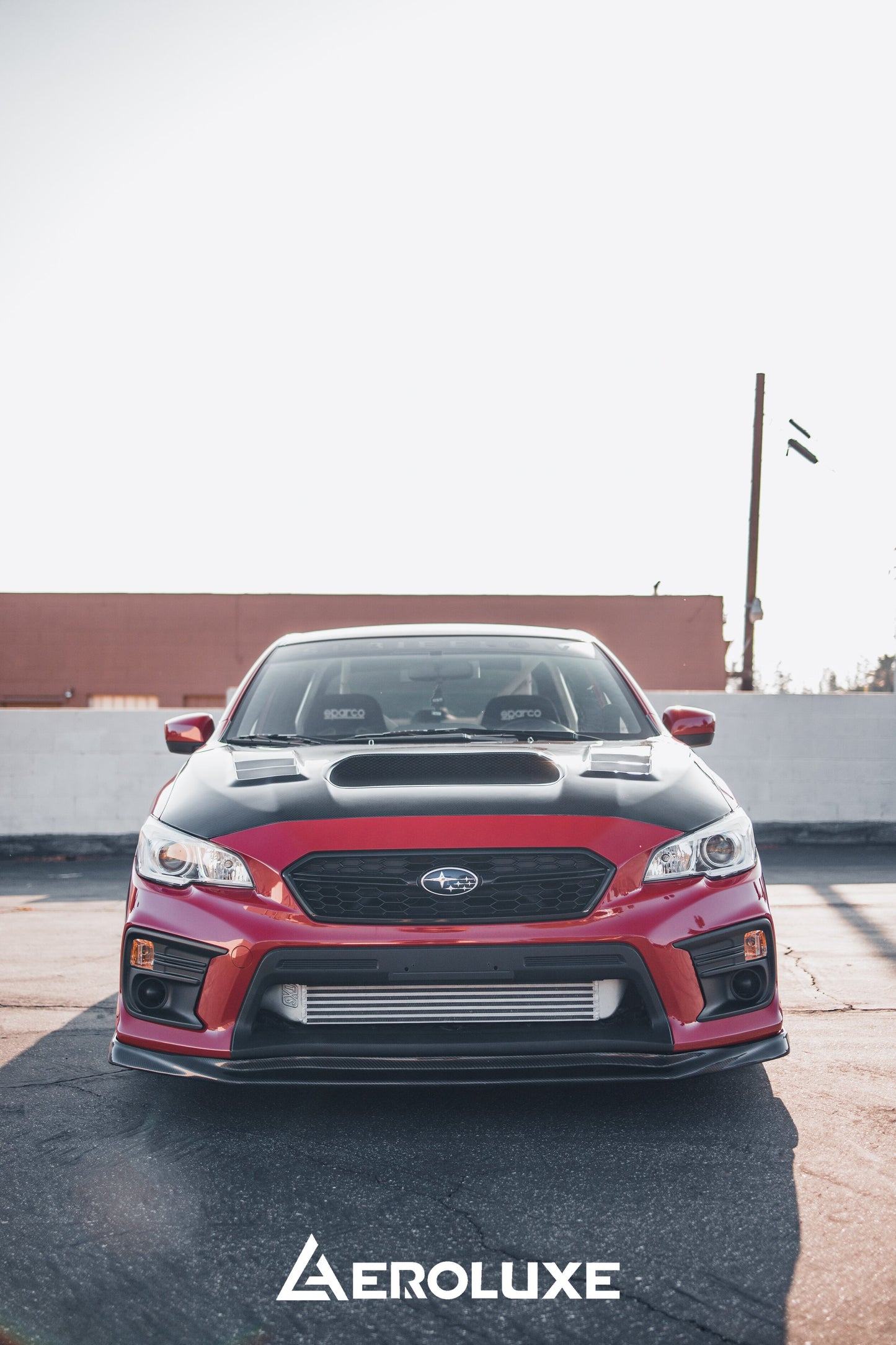 AeroLuxe 18+ Subaru WRX/STI Spec-VRS Carbon Fiber Front Lip