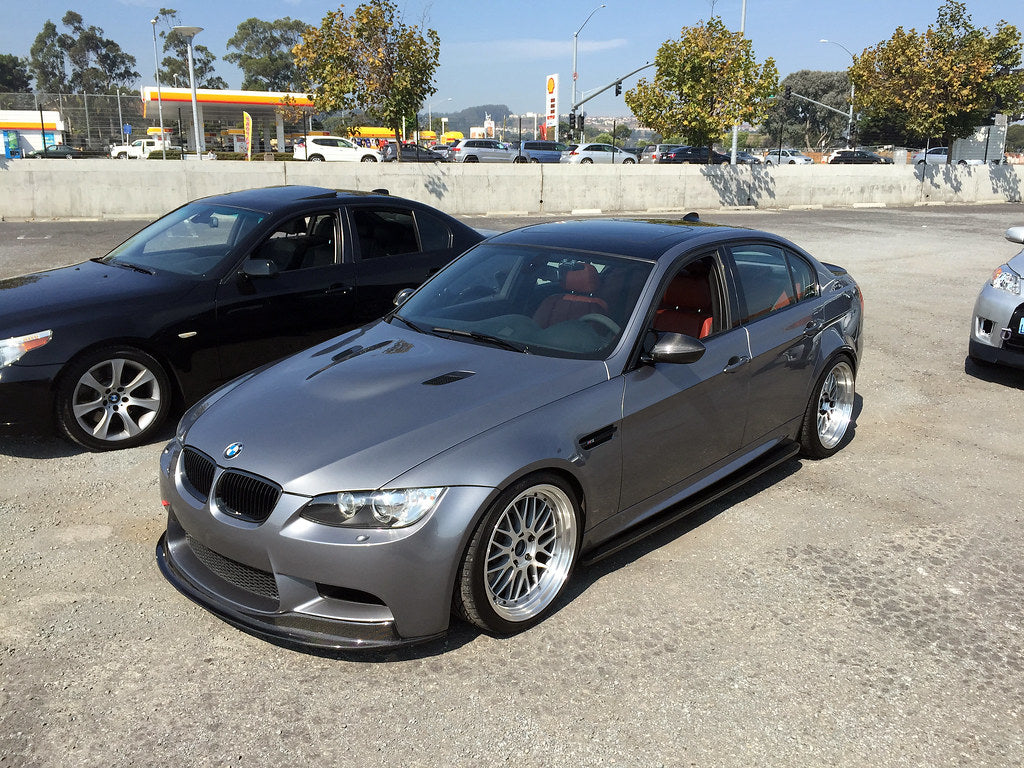 AeroLuxe 08-13 BMW E9X M3 Spec-E Carbon Fiber Sideskirt Extensions
