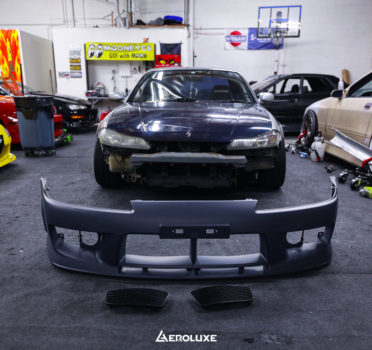 AeroLuxe 99-02 Nissan Silvia S15 Spec-A Poly Front Bumper