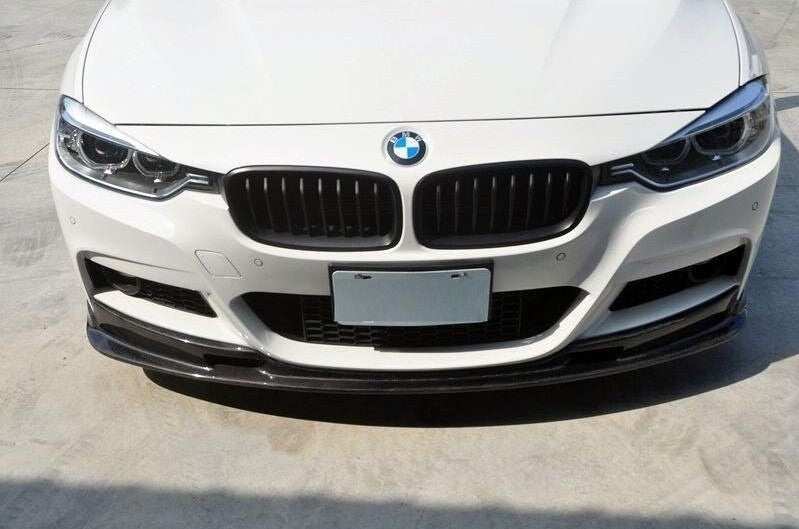 AeroLuxe 13-19 BMW F30 Spec-3D Carbon Fiber Front Lip