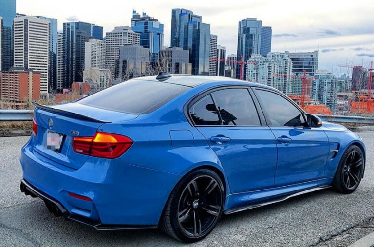AeroLuxe 15-21 BMW F80 M3 Spec-GTP Carbon Fiber Side Skirt Extenstion