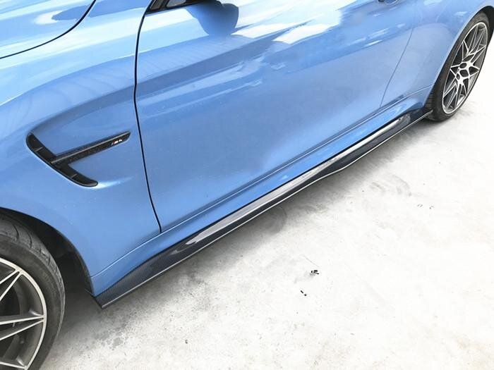 AeroLuxe 15-21 BMW F82/F83 M4 Spec-GTP Carbon Fiber Side Skirt Extension