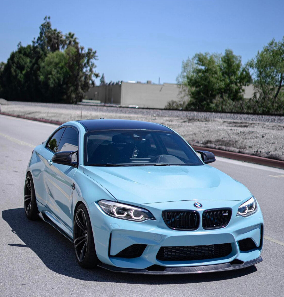 AeroLuxe 16-18 BMW F87 Spec-GTM Carbon Fiber Front Lip (Non-Competition)