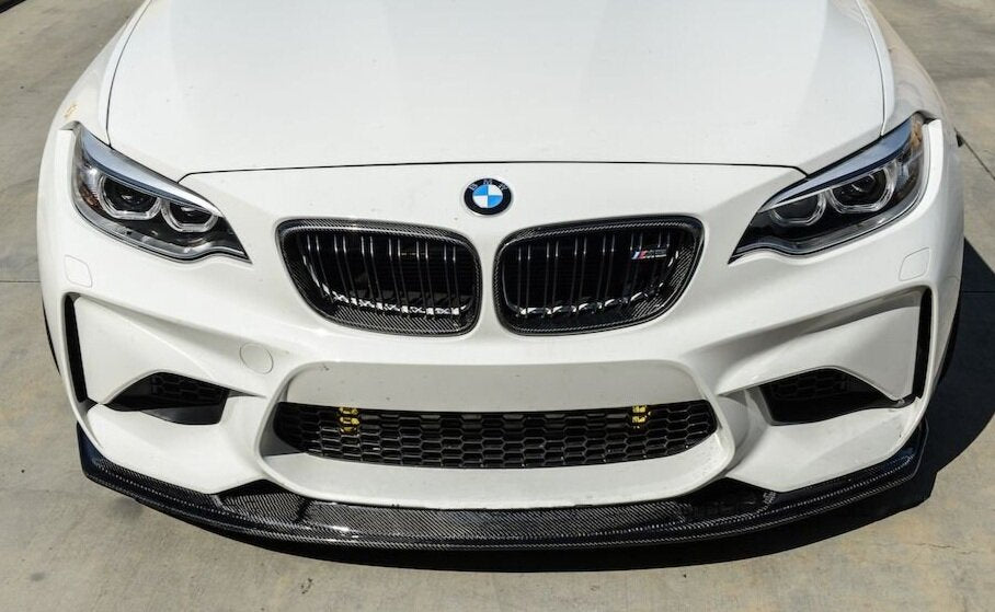 AeroLuxe 16-18 BMW F87 Spec-GTS Carbon Fiber Front Lip (Non-Competition)