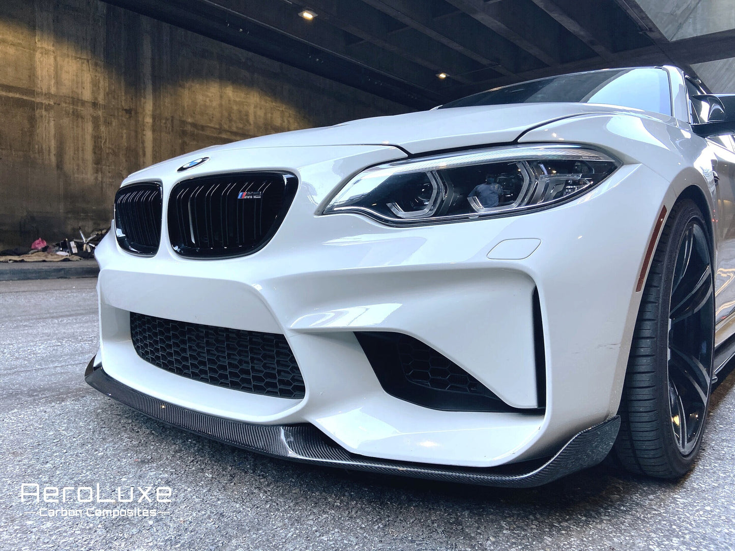 AeroLuxe 16-18 BMW F87 M2 Spec-MP Front Lip (Non-Competition)