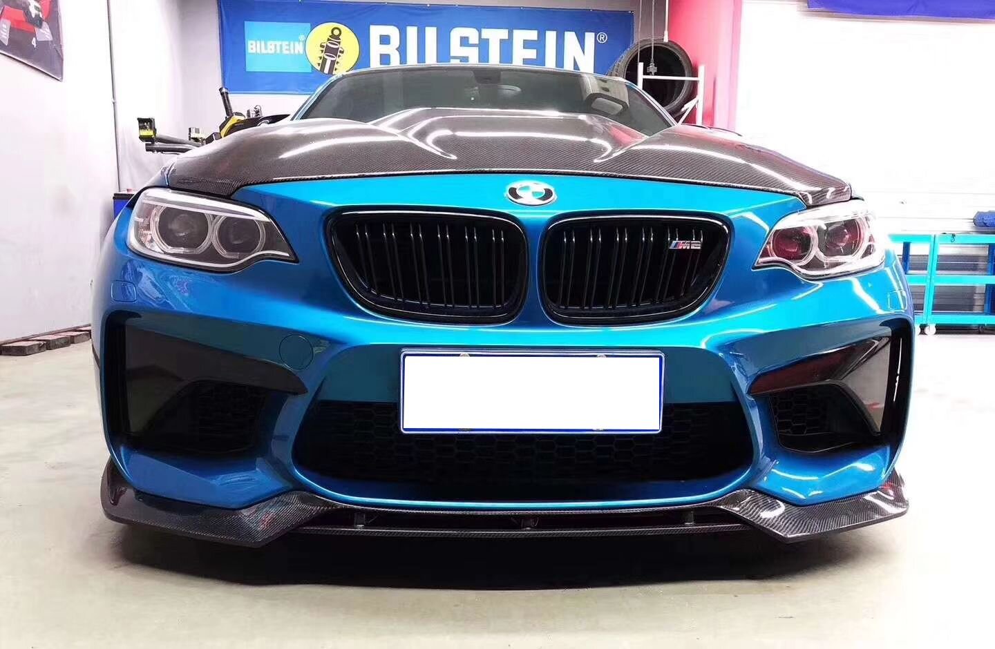 AeroLuxe 16-21 BMW F87 M2 Spec-V Carbon Fiber Front Lip with Splitter