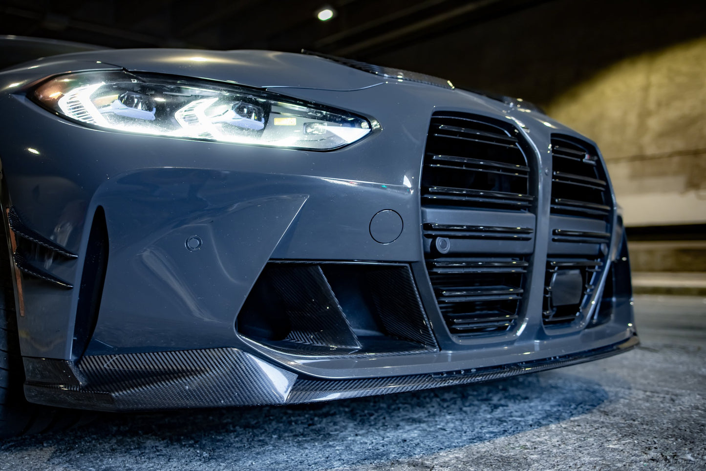 AeroLuxe 21+ BMW G80 G82 M3 M4 Spec-MP Dry Carbon Fiber Front Lip