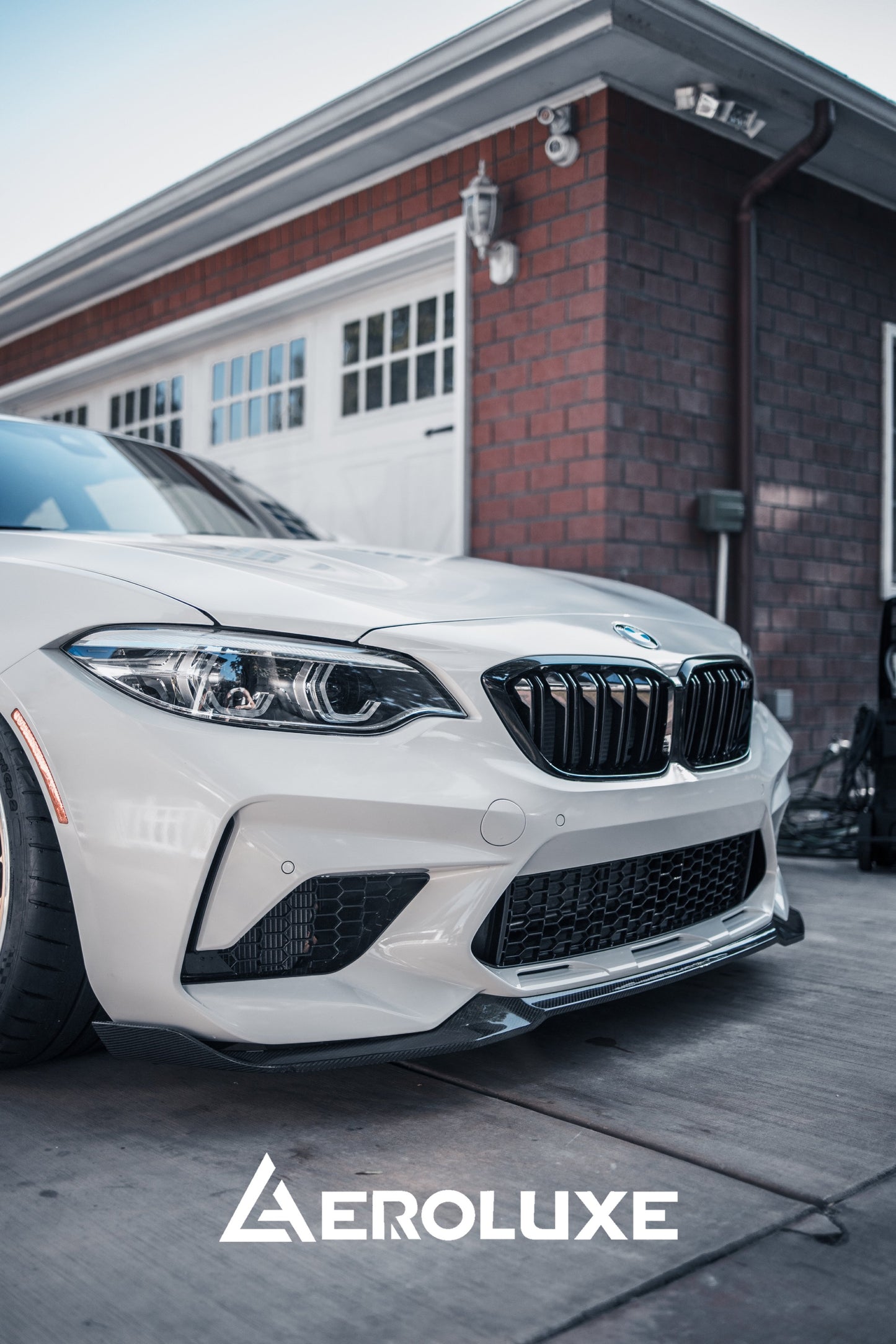 AeroLuxe 19-21 BMW F87 M2C Spec-CS Carbon Fiber Front Lip