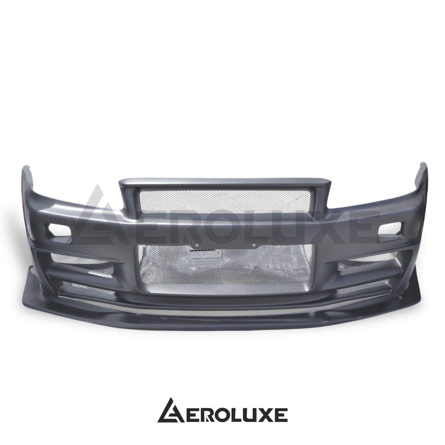 AeroLuxe R34 GTR Spec-CF1 Dry Carbon Front Splitter