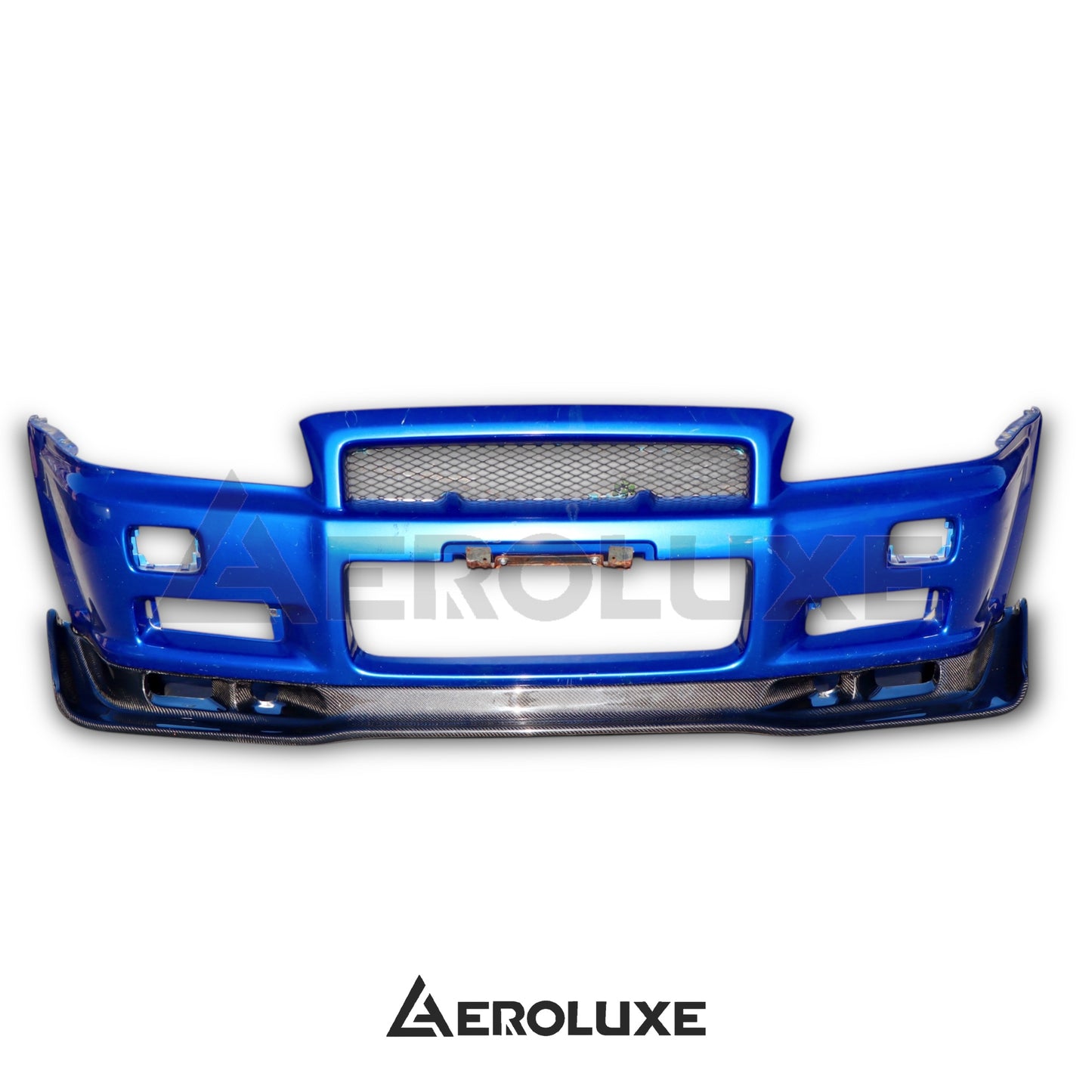 AeroLuxe R34 GTR Spec-ASL Carbon Fiber Front Splitter