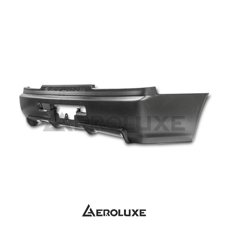 AeroLuxe 99-02 Nissan Skyline R34 GTR Spec-R Poly Rear Bumper (PRE-ORDER)