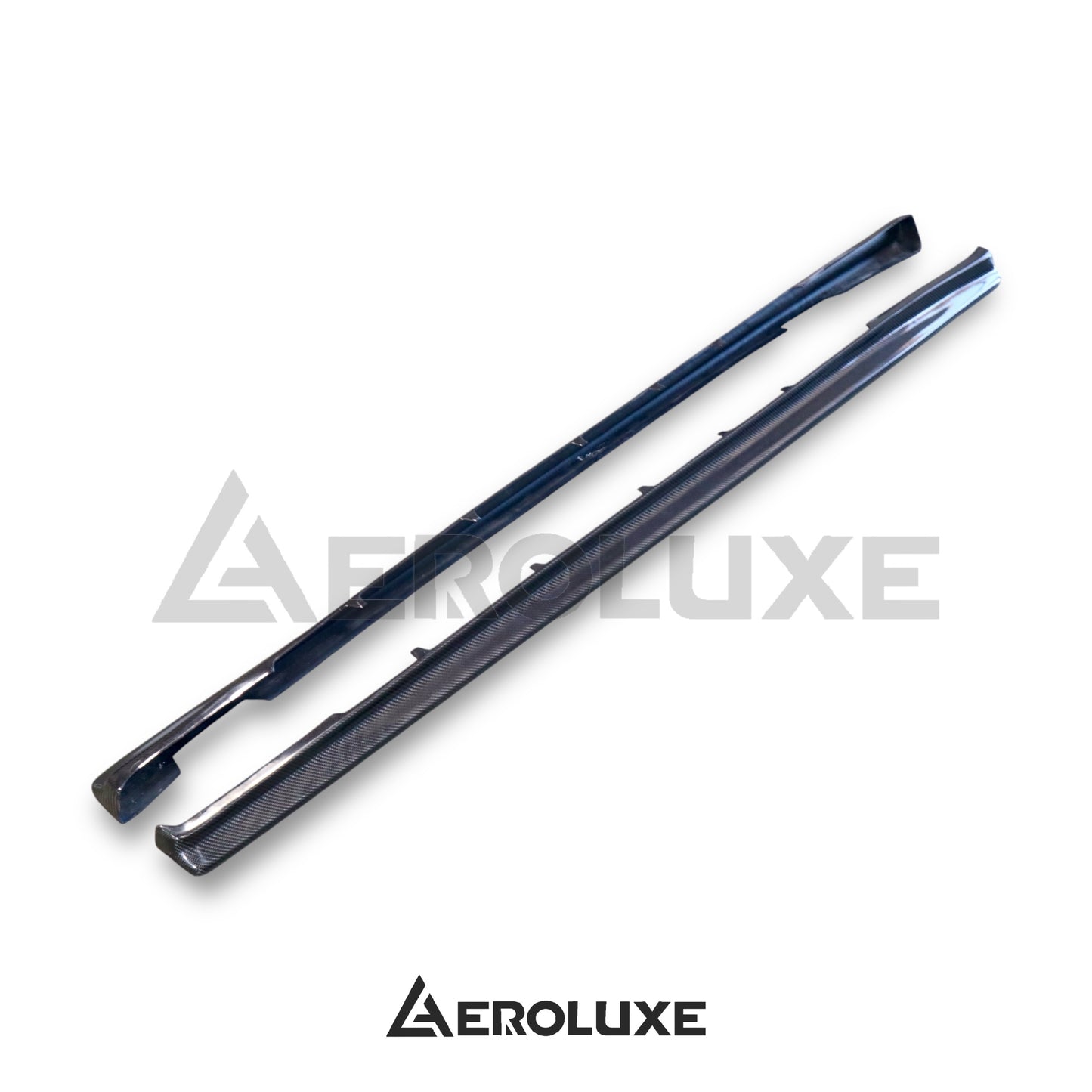 AeroLuxe R34 Spec-ZTN Carbon Fiber Side Skirt Extensions
