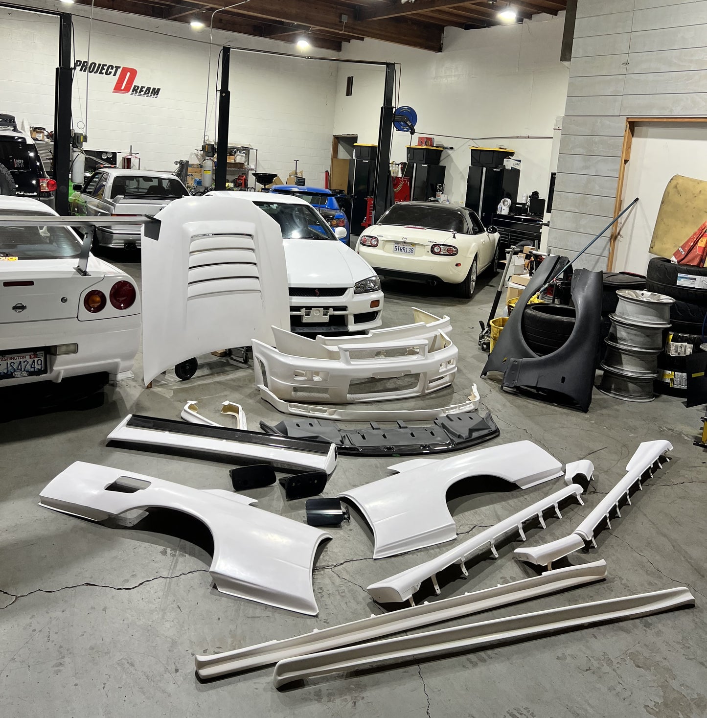 AeroLuxe 98-02 Nissan Skyline R34 Spec-STN Full Kit