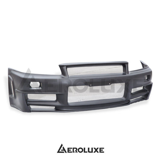 AeroLuxe R34 Spec-ZTN Dry Carbon Front Bumper