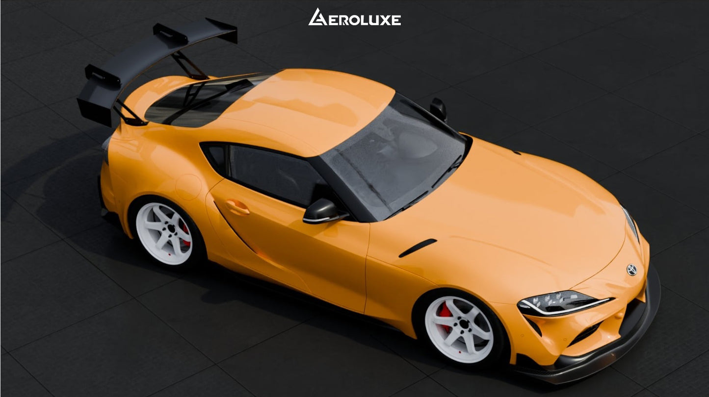 AeroLuxe ALX Design 20-26 Toyota GR Supra Spec-GT4 Reverse Swan Neck GT Wing