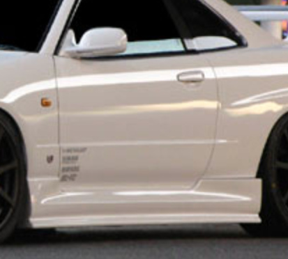 AeroLuxe 98-02 Nissan Skyline R34 Spec-URS FRP Side Skirts