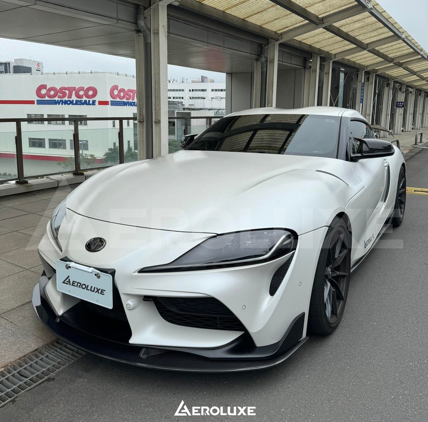 AeroLuxe 20-26 Toyota GR Supra Spec-AS Carbon Fiber Front Lip