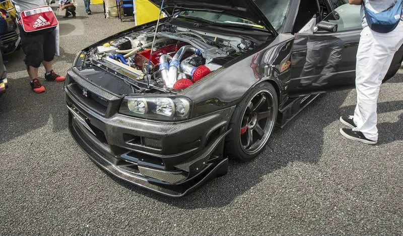 AeroLuxe R34 GTR Spec-ASL FRP Front Splitter