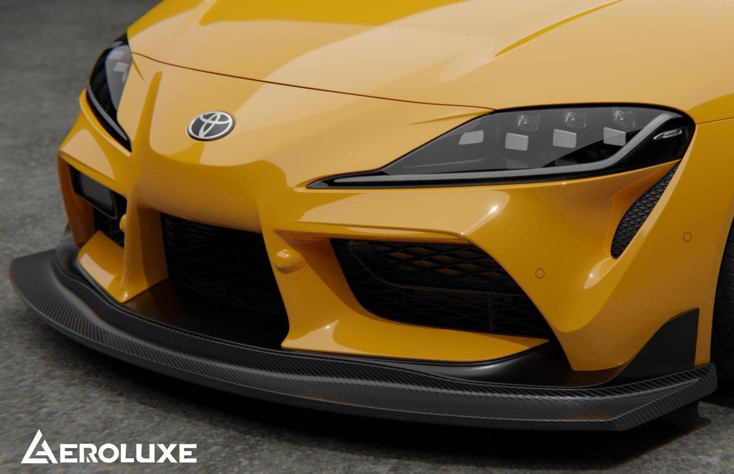 AeroLuxe ALX Design GR Supra Spec-GT4 Carbon Fiber Front Lip