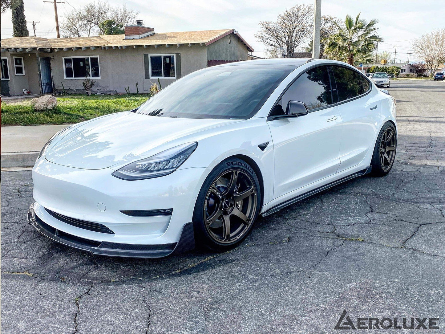 AeroLuxe 17-23 Tesla Model 3 Spec-V Carbon Fiber Full Kit