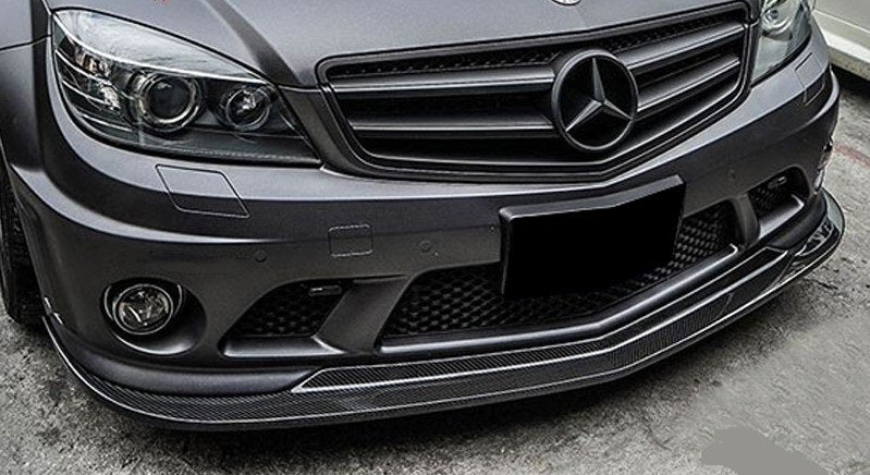AeroLuxe 08-11 Mercedes Benz W204 C63 AMG Spec-AK Carbon Fiber Front Lip