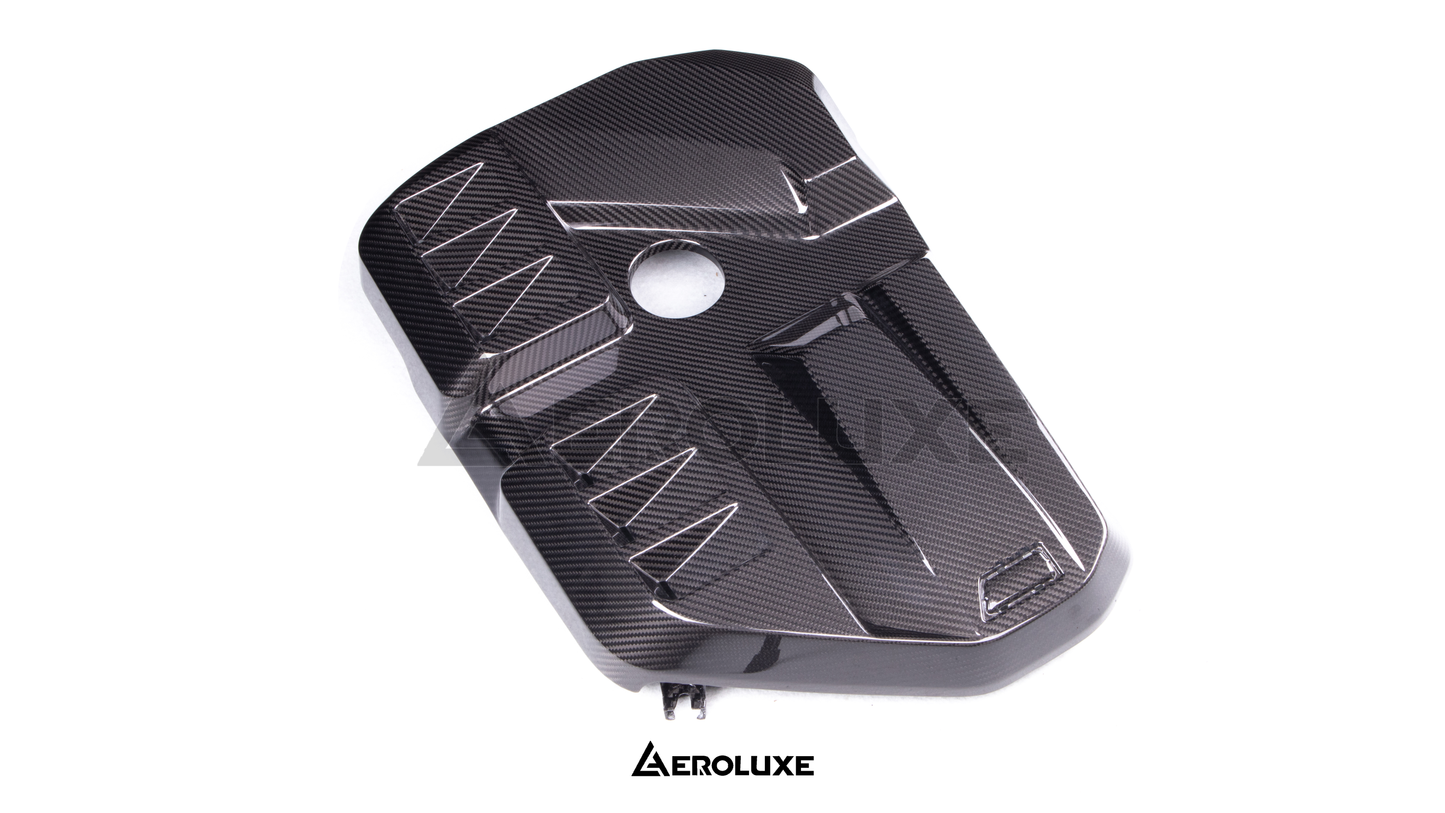 AeroLuxe 21+ BMW G8X Spec-MP Dry Carbon Engine Cover