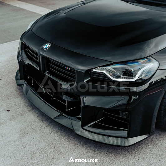AeroLuxe BMW G87 M2 Spec-MC Carbon Fiber Front Lip