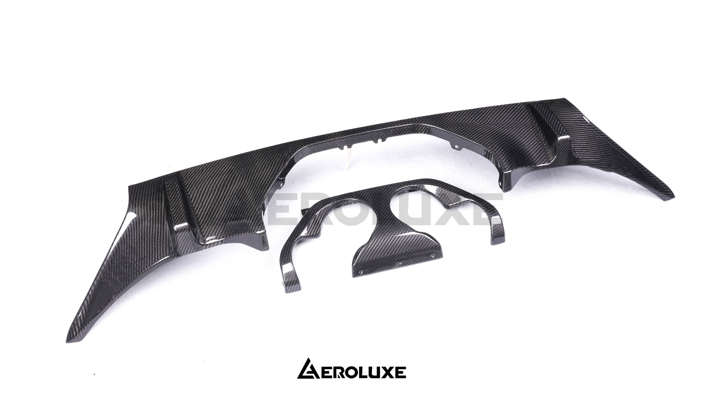 AeroLuxe 23+ BMW G87 M2 Spec-MP Center Exit Dry Carbon Rear Diffuser
