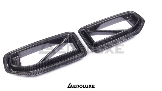 AeroLuxe BMW G87 M2 Spec-AP Dry Carbon Front Grille Set