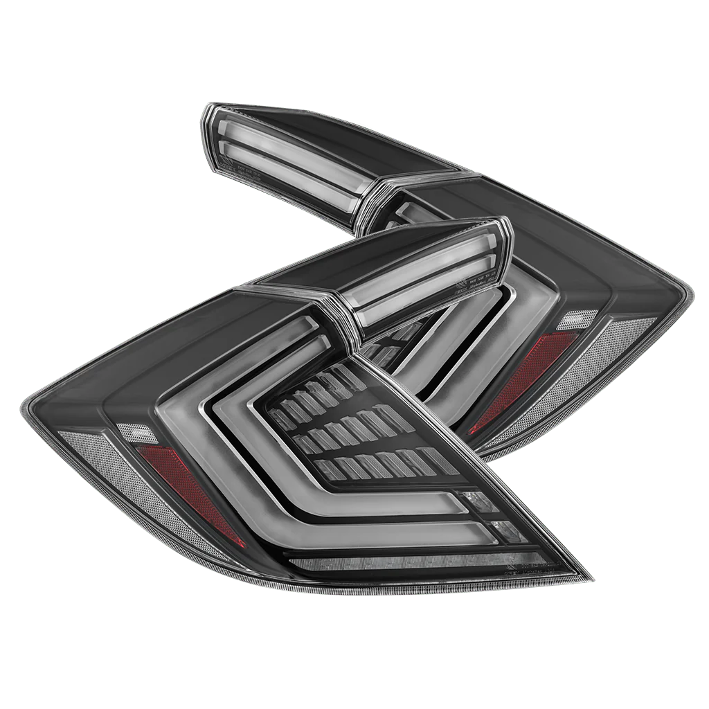 AlphaRex 16-21 Honda Civic Hatchback NOVA-Series Prismatic LED Tail Lights
