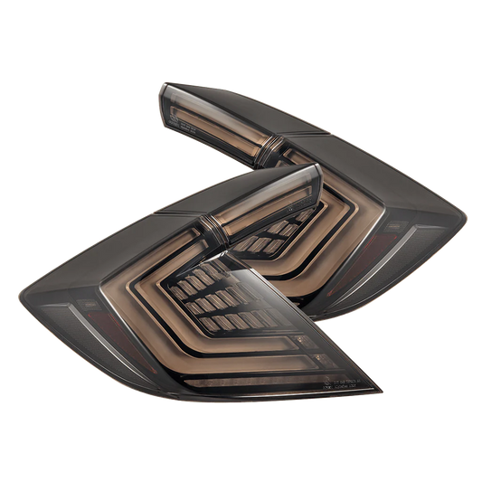 AlphaRex 16-21 Honda Civic Hatchback NOVA-Series Prismatic LED Tail Lights