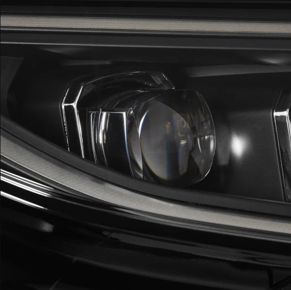 AlphaRex 16-21 Honda Civic NOVA-Series LED Projector Headlights Black