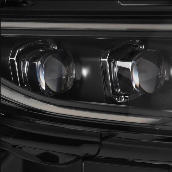 AlphaRex 16-21 Honda Civic NOVA-Series LED Projector Headlights Black