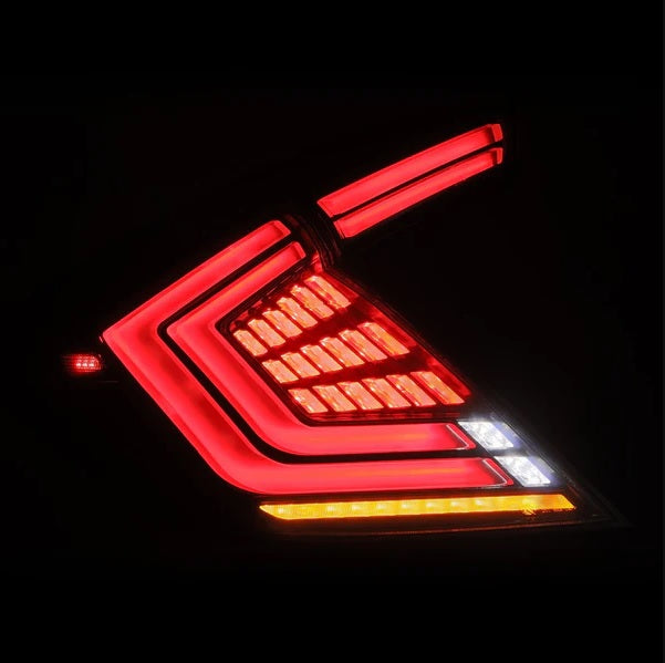 AlphaRex 16-21 Honda Civic Hatchback NOVA-Series Prismatic LED Tail Lights
