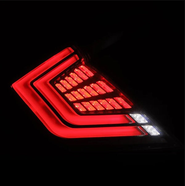 AlphaRex 16-21 Honda Civic Hatchback NOVA-Series Prismatic LED Tail Lights