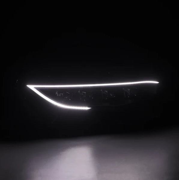 AlphaRex 16-21 Honda Civic NOVA-Series LED Projector Headlights Alpha-Black