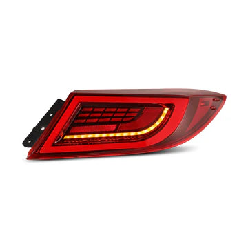 AlphaRex 21-25 Toyota GR86/Subaru BRZ LUXX-Series LED Tail Lights Vivid Red