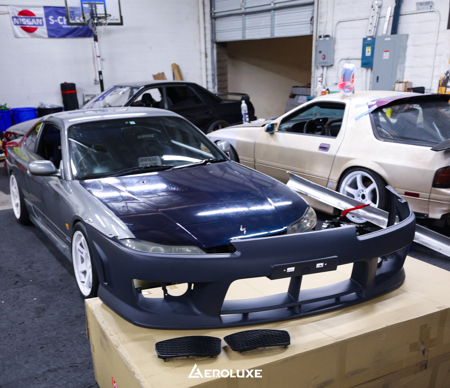 AeroLuxe 99-02 Nissan Silvia S15 Spec-A Poly Front Bumper