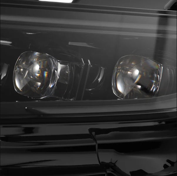 AlphaRex 16-21 Honda Civic NOVA-Series LED Projector Headlights Alpha-Black