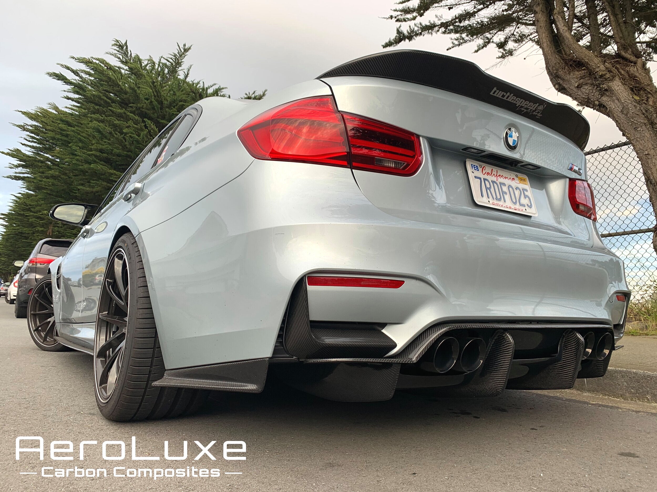 AeroLuxe BMW F80/F82 Spec-GTP 4pc Carbon Fiber Rear Diffuser – AeroLuxe ...