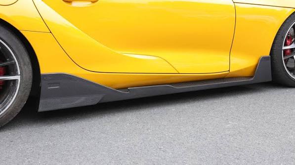 AeroLuxe 20-26 Toyota GR Supra Spec-TMS Carbon Fiber Side Skirts