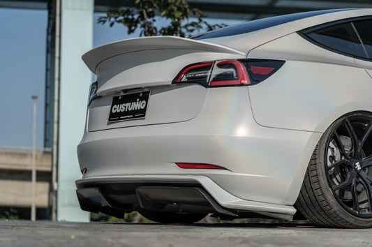 Custuning Tesla Model 3 Rear Diffuser