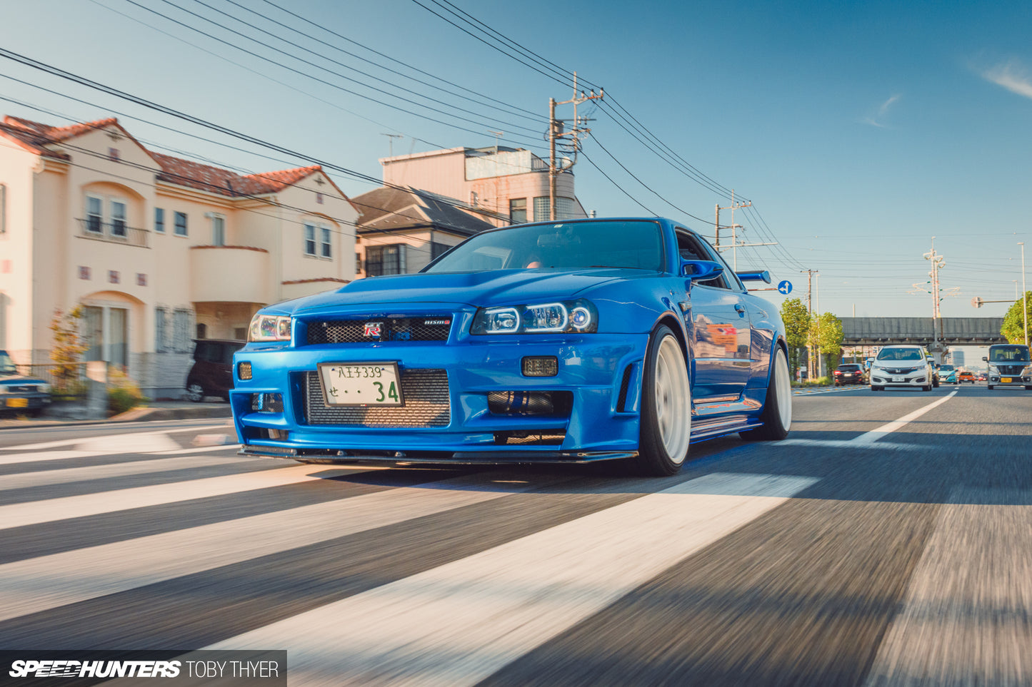 AeroLuxe R34 GTR Spec-NSM Front Splitter