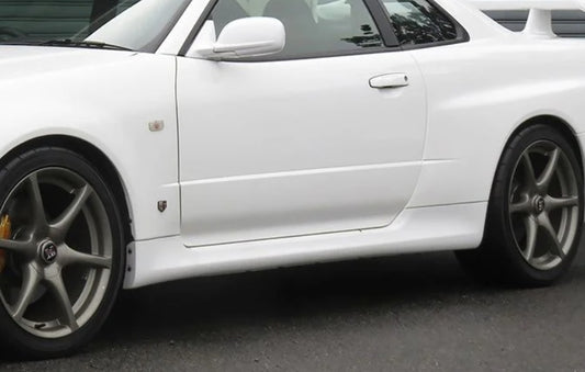 AeroLuxe 98-02 Nissan Skyline R34 Spec-GTR 2 Piece FRP Side Skirts