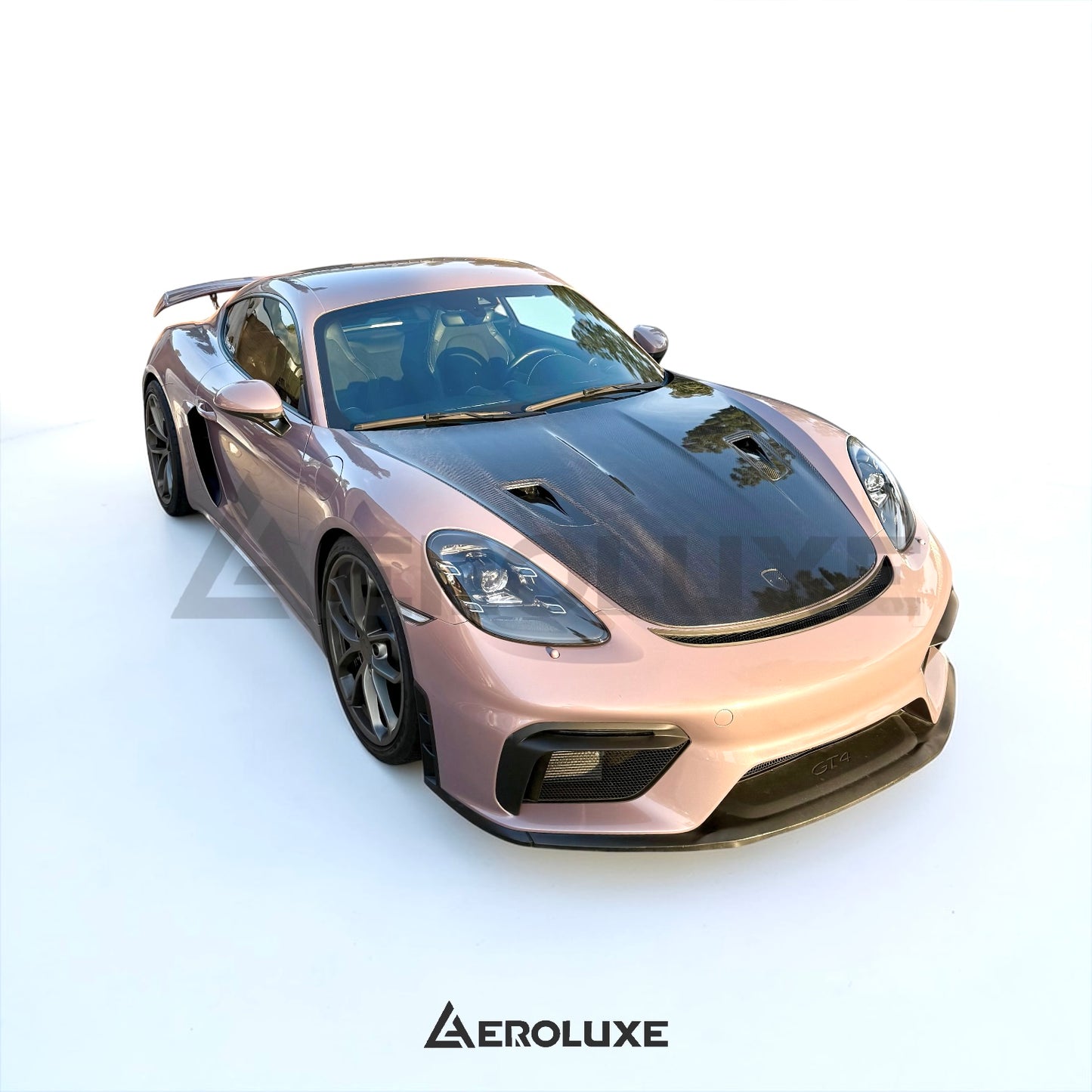 AeroLuxe 13-25 Porsche 981/718 Boxster/Cayman Spec-RS Dry Carbon Hood