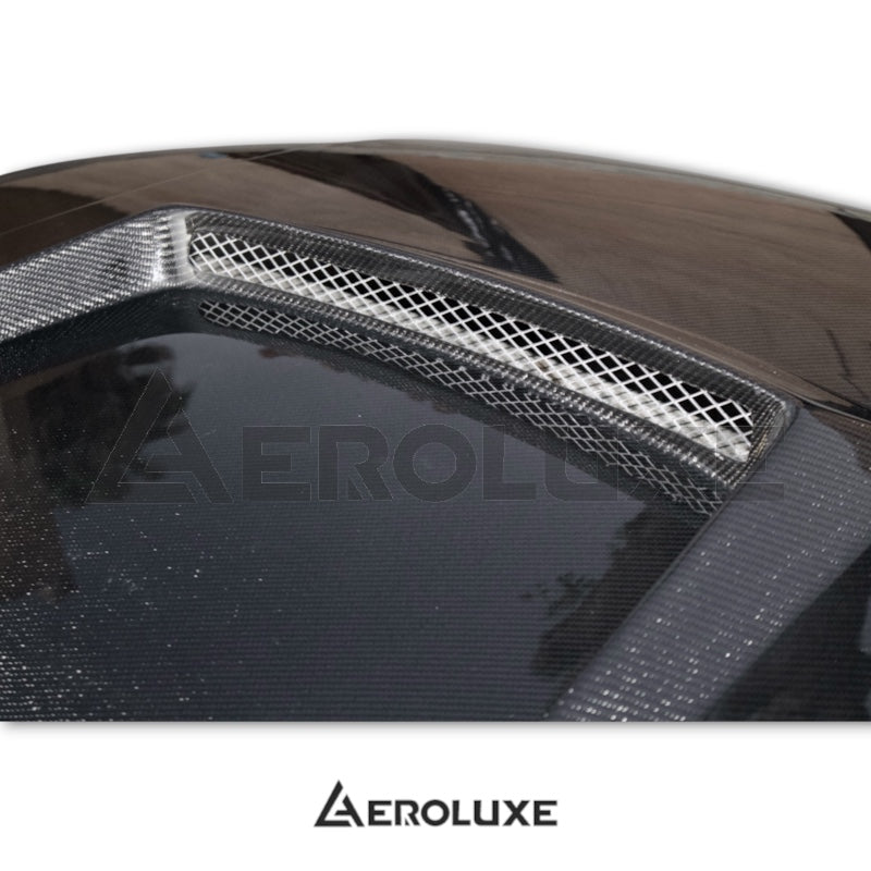 AeroLuxe 98-02 Nissan Skyline R34 25GT/GTT Spec-TS Carbon Fiber Hood